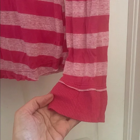 Copper Key Pink Striped Long Sleeve Top - Picture 4 of 4